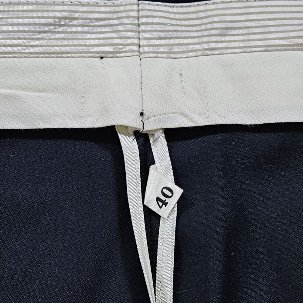 Ballin Pants Mens 40 (42) x 31 Black Zip Fly Wool Pockets Classic Trousers VTG - Picture 11 of 16